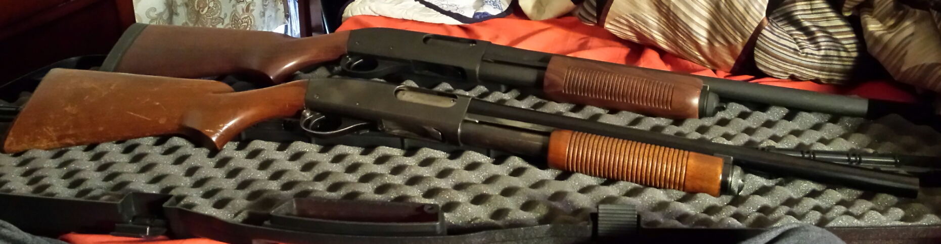 One in police furniture, the other vintage 1950.