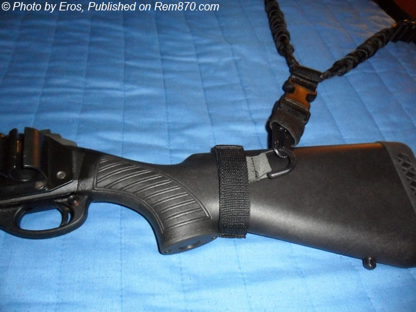 Tactical Sling Velcro Adapter Attachment Stock Mount for Remington 870 Tactical Sling Velcro Adapter Attachment Stock Mount for Remington 870