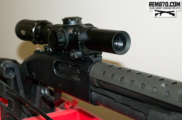 Millett DMS 1 Scope On Shotgun Millett Scope On Shotgun