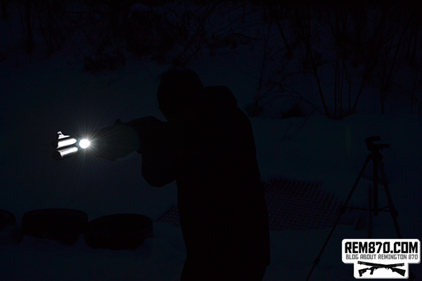 Testing FAB Defense Speedlight Flashlight on Remington 870 Testing FAB Defense Speedlight Flashlight on Remington 870