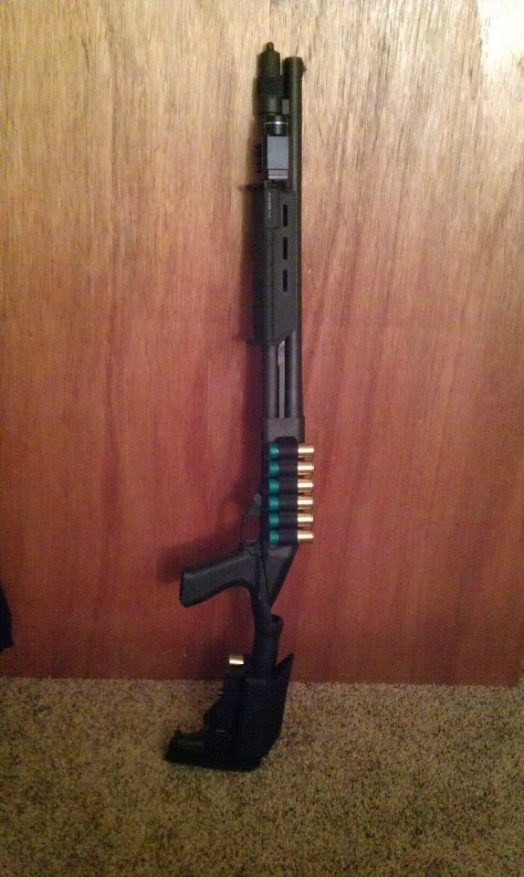 Remington 870 Tactical with Wilson Combat +1 Extension and TLR-1S Remington 870 Tactical with Wilson Combat +1 Extension and TLR-1S