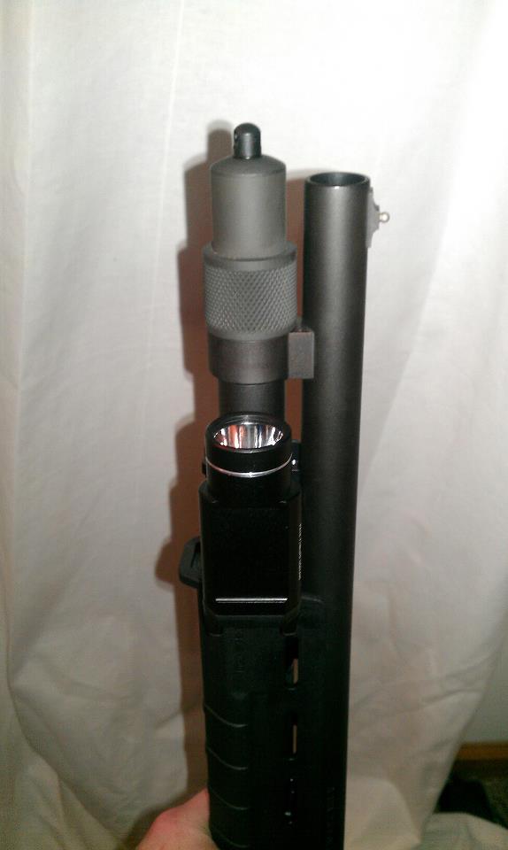 Remington 870 Tactical with Wilson Combat +1 Extension and TLR-1S Remington 870 Tactical with Wilson Combat +1 Extension and TLR-1S