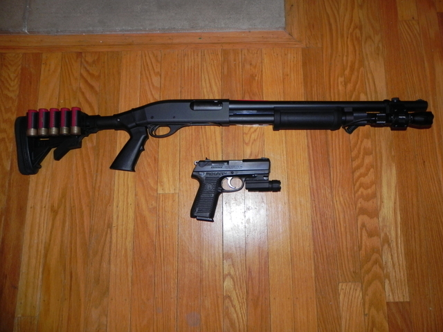 Reminton 870 and Ruger P95DC Reminton 870 and Ruger P95DC