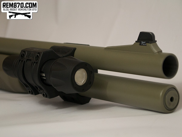 ZSM Flashlight Mount for Tactical Shotguns ZSM Flashlight Mount for Tactical Shotguns