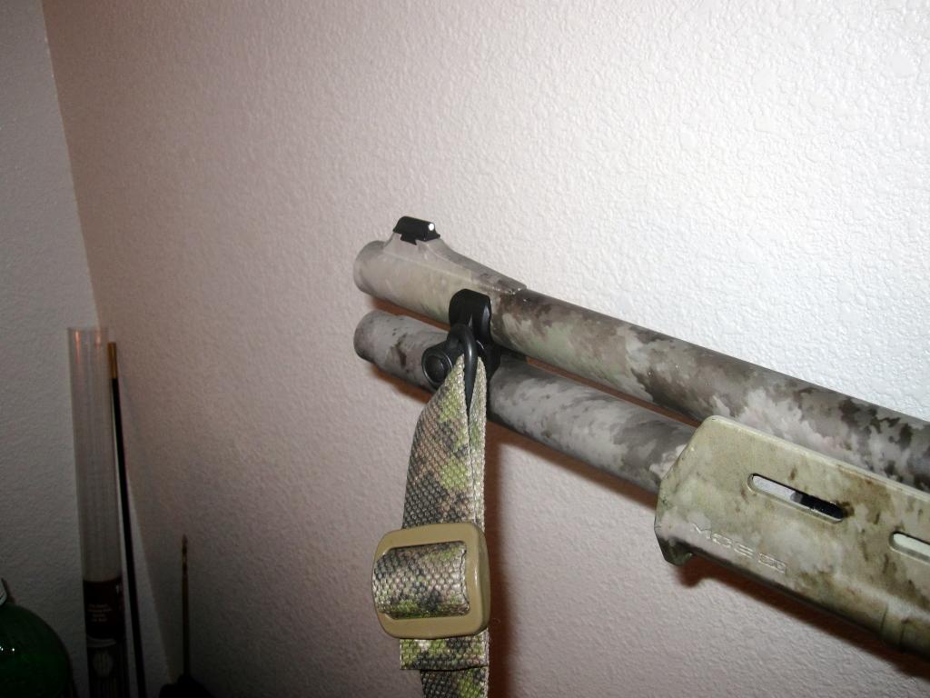 Remington 870 Painted in ATACS Camo with Forward Sling Mount Remington 870 Painted in ATACS Camo with Forward Sling Mount