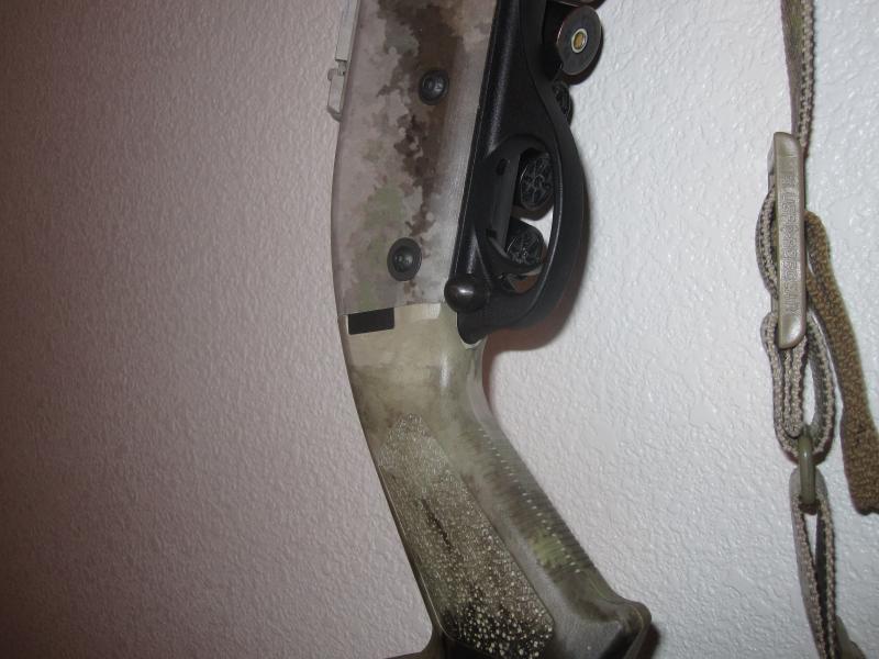 Remington 870 Painted in ATACS Camo with Vang Speed Safety Remington 870 Painted in ATACS Camo with Vang Speed Safety