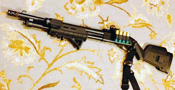 Remington 870 with Magpul Furniture and Streamlight TLR Flashlight