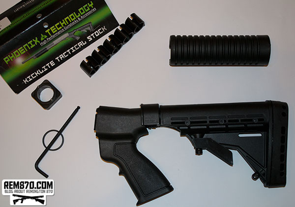 tactical kicklite stock set remington 870