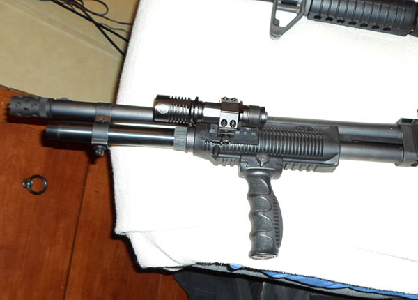 Remington 870, ATI Stock, FAB Defense Forend, TacStar Sidesaddle