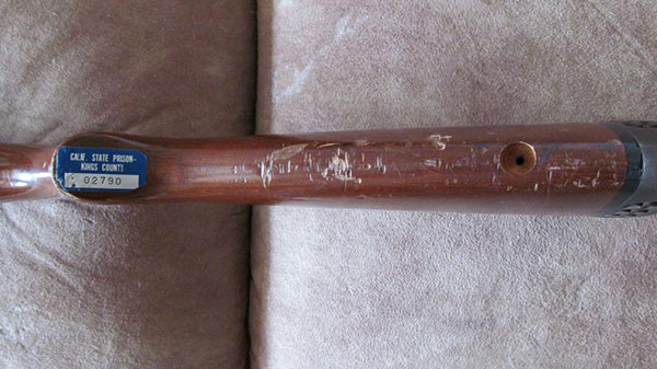 Remington 870 Stock Before Restoration