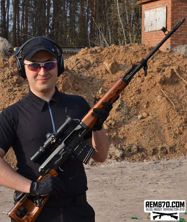 Vitaly with Dragunov Sniper Rifle