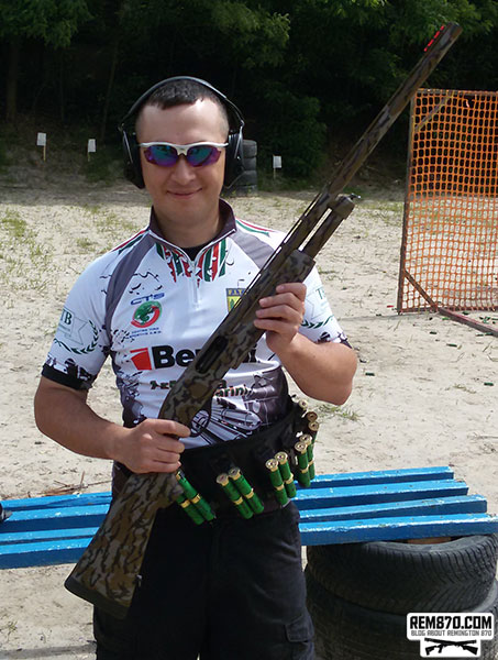 Remington 870 in Interesting Camo