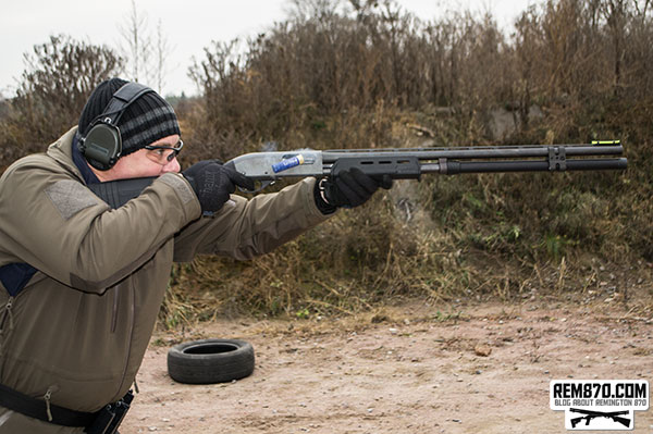 Competition Remington 870 with Long Extension and Magpul Furniture