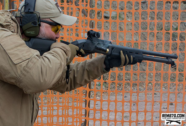 Remington 870, Aimpoint, Magpul Stock and Forend