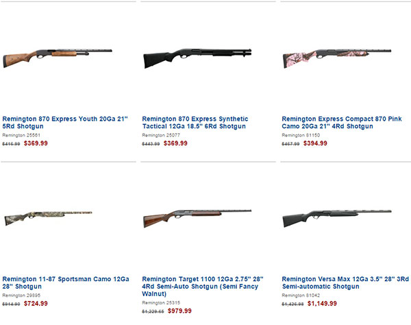 Where to Buy Remington 870 Online