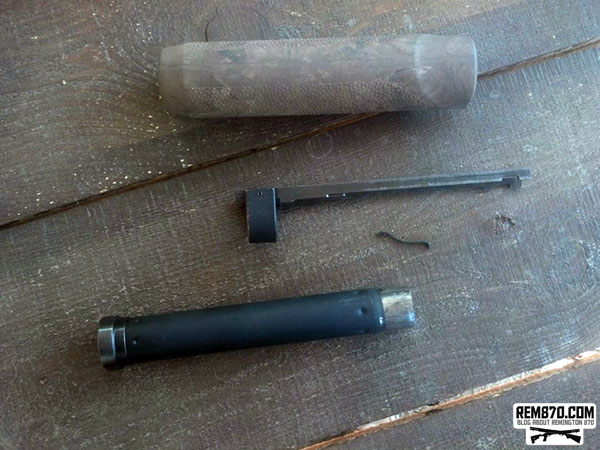 Broken Mossberg 500 Forend
