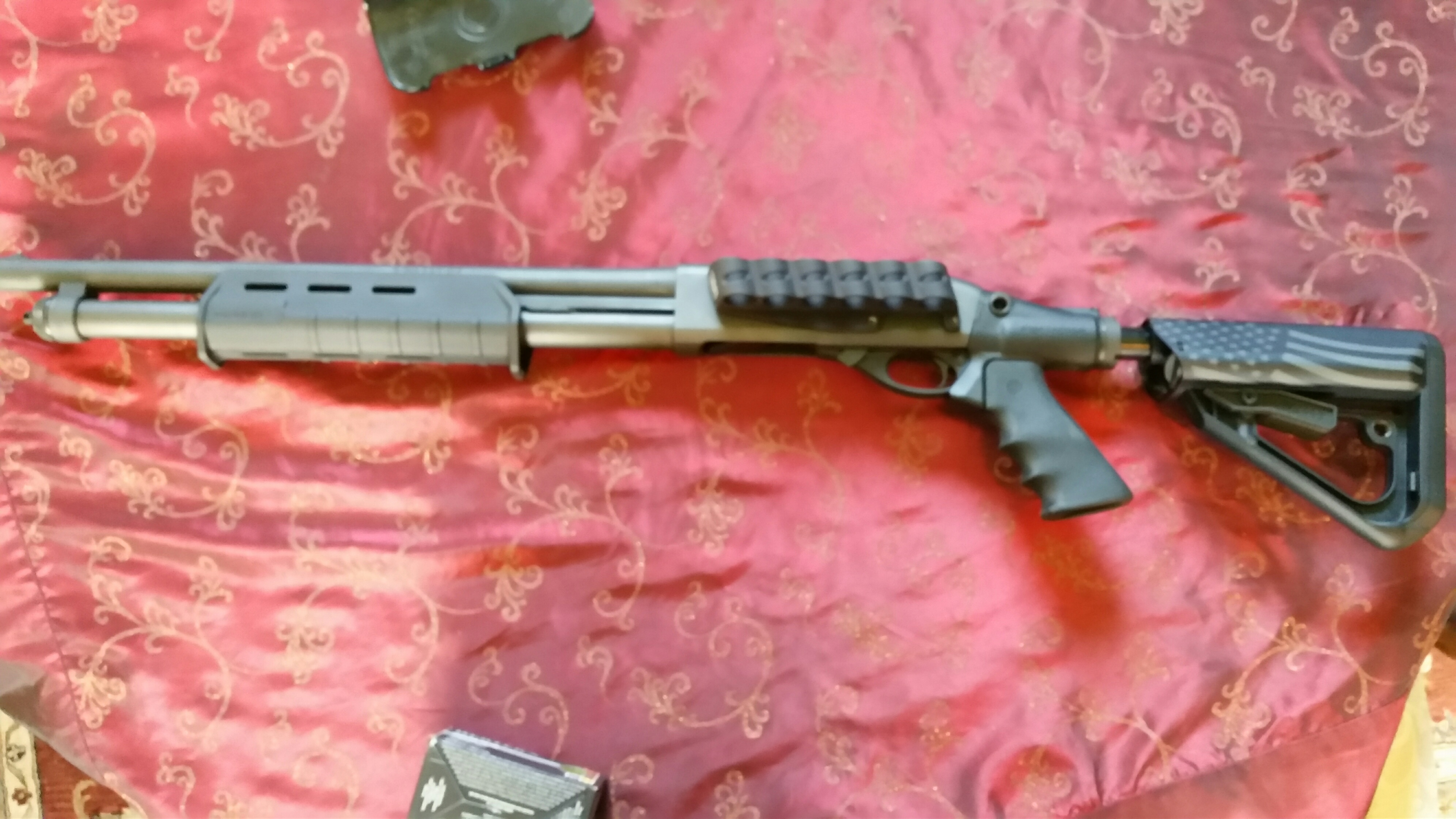 Remington 870 Painted