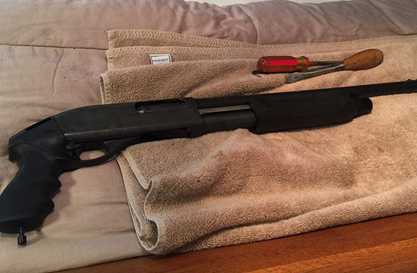 Remington 870 Hogue Tamer Pistol Grip