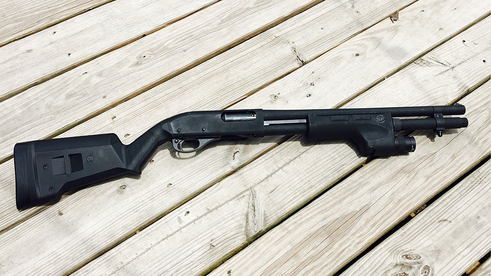 Home Defense Remington 870: Surefire Forend, Magpul Stock, Limbsaver Buttpad
