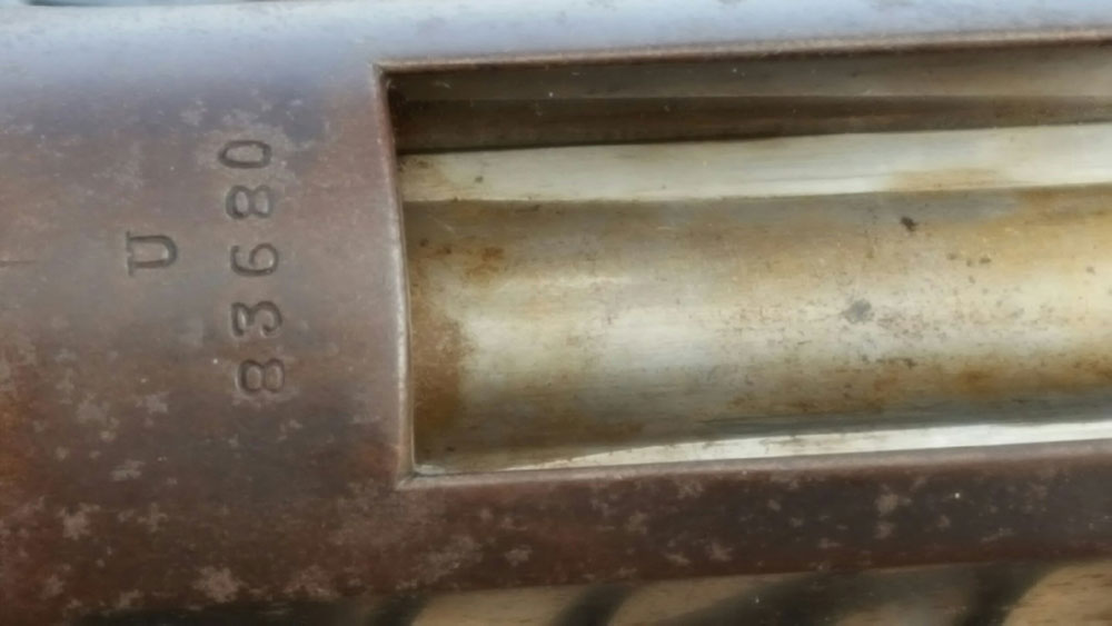Remington pump shotgun