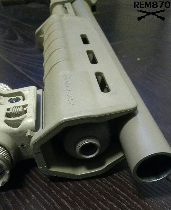 Remington 870 Magazine Cap with Quick Detach Swivel Base