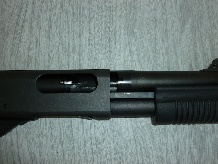 The barrel slides from the receiver quite readily.