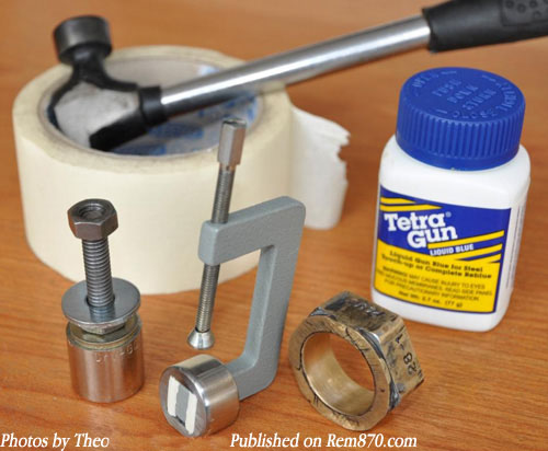 All Required Items to Remove Dimples in Magazine Tube of Remington 870 All Required Items to Remove Dimples in Magazine Tube of Remington 870