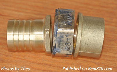 Copper Hose Nosel to make Outer Vise Guide Copper Hose Nosel to make Outer Vise Guide