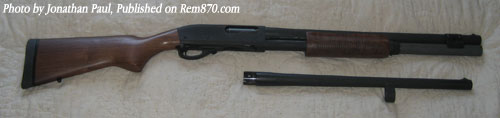 Remington 870 Shotgun with Barrel