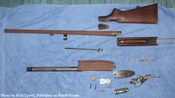 Rusty Parts of Remington 870