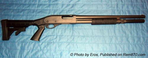 Remington 870 Shotgun with Magazine Extension