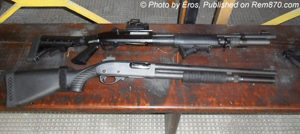 Benelli M3 and Remington 870