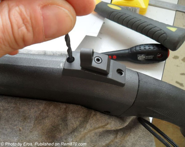 Remington 870 Receiver Drilling Remington 870 Receiver Drilling