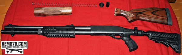 Remington 870 with Fab Defense Stock and Forend