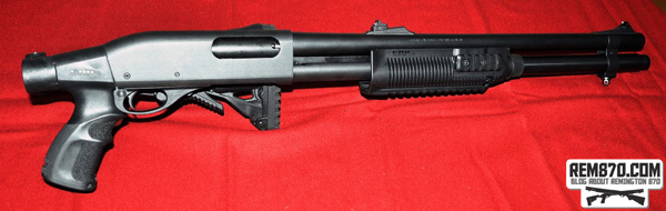 Remington 870 with Folded Fab Defense Stock