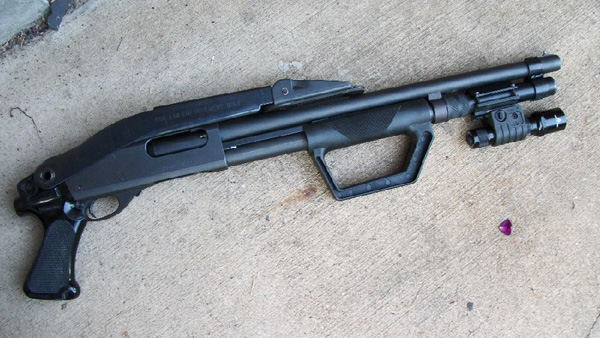 Remington 870 with Law Enforcement Top-Folding stock and Butler Creek Forend