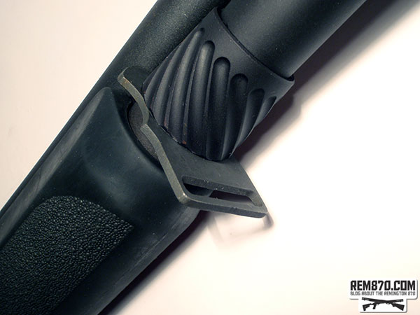 S&J Hardware, Remington 870 3 position front sling plate (on the bottom)