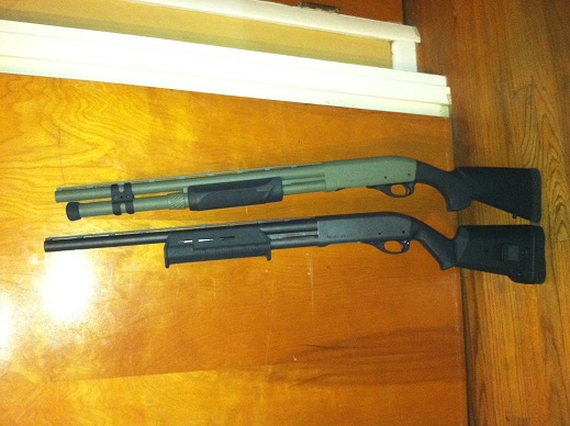 Hogue and Magpul Stocks and Forends for Remington870