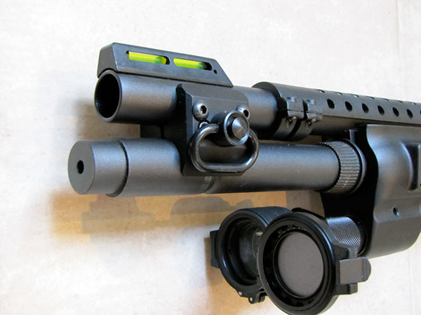 Remington 870 Extension, Sight and Magazine Clamp with Sling Swivel Remington 870 Extension, Sight and Magazine Clamp with Sling Swivel