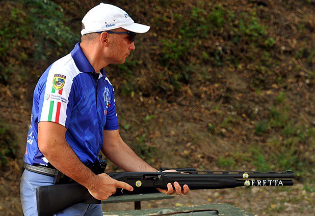 Roberto Vezzoli with Beretta 1301