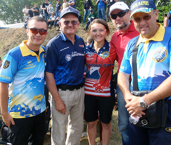 Vitaly with Jerry and Lena Miculek