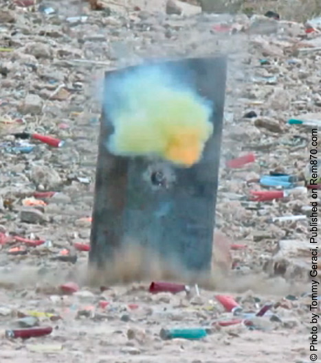 Armor Piercing Incendiary Shotgun Round in Action