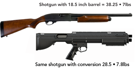 Remington 870 Bullpuo Conversion Comparison