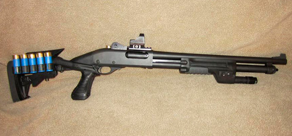 Knoxx Stock and Surefire Forend on Remington 870 Knoxx Stock and Surefire Forend on Remington 870