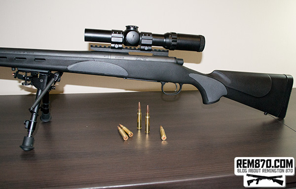 Remington 700 with S&J Hardware Rail and Millett Scope