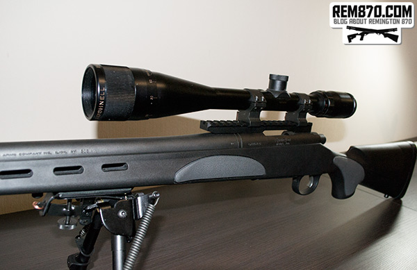 Remington 700 with Picatinny Rail from S&J Hardware and Bushnell Scope