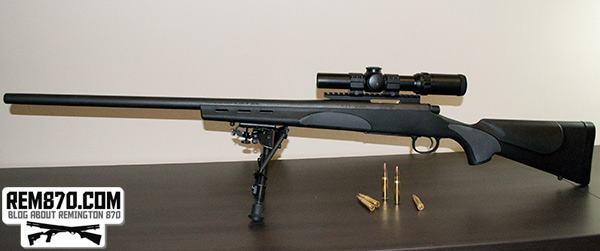 Remington 700 with S&J Hardware Rail and Millett Scope