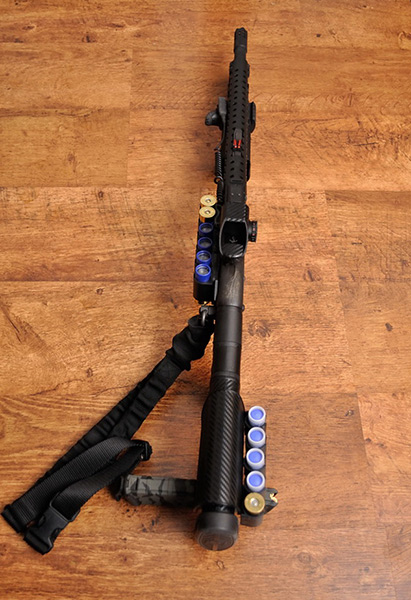 Remington 870 with ATI Stock and TacStar Sidesaddle