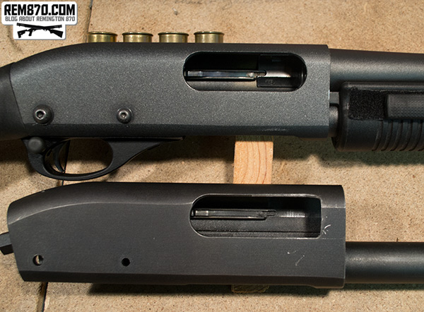 Remington 870 Ejection Window Modification