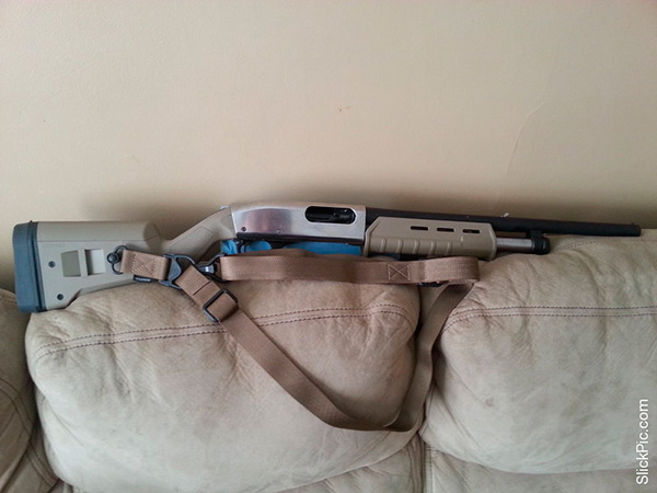 Remington 870 with Magpul Stock and Forend